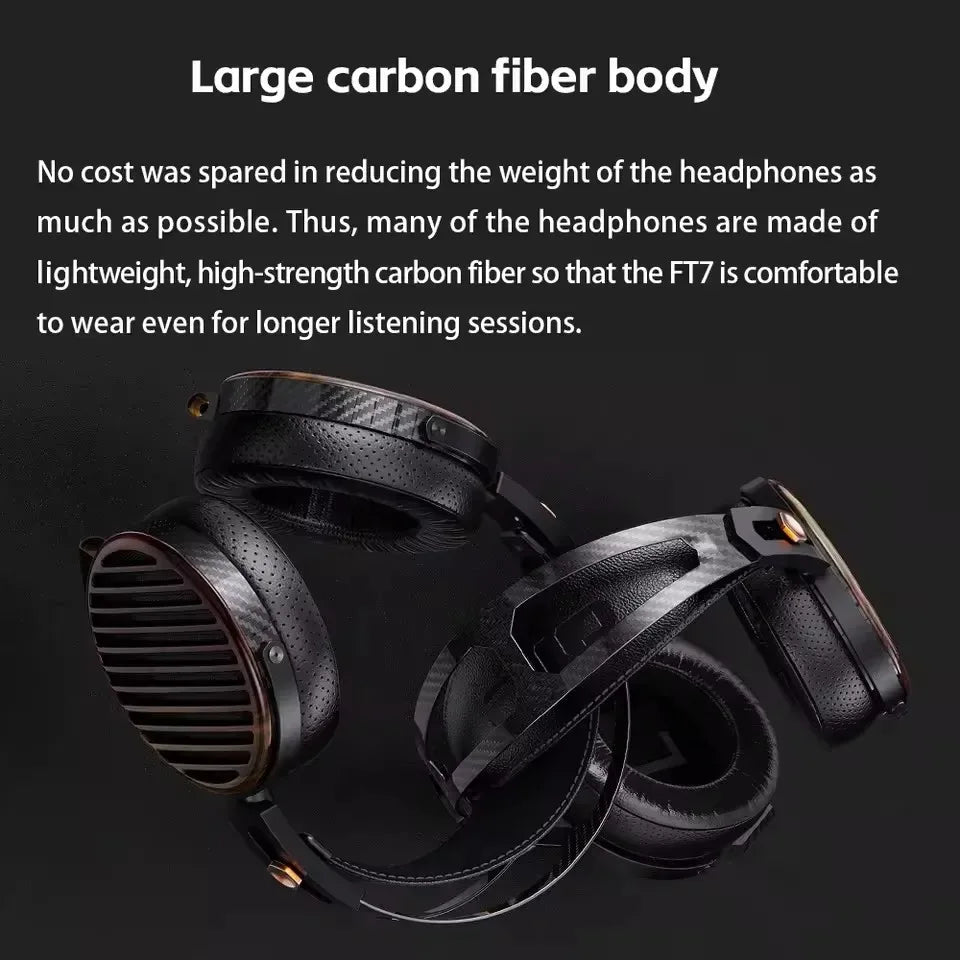 FiiO FT7 Open-Back Planar Headphones 106mm Driver | Tidesmit Tidesmit