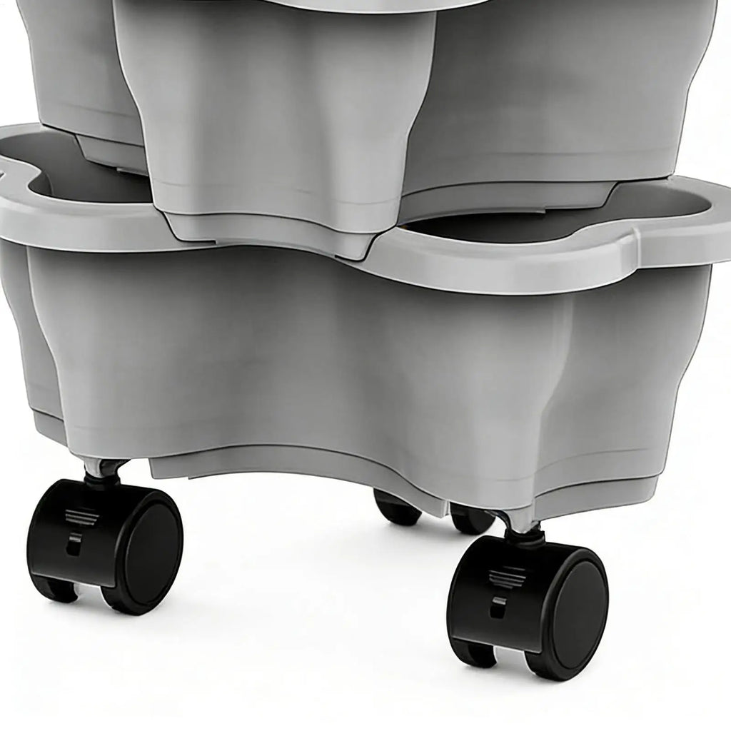 4/5 Tiers Flowerpot Vertical Tower, Stackable Flowerpot Multi-Layer Plastic Flower Pot for Garden Strawberry Tarts Potato Tarts
