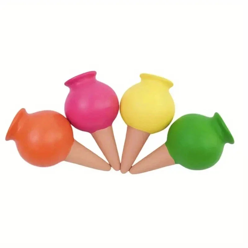 4pcs Random Ceramic Potted Dropper Device Water Seeper Self Watering Automatic Drip Irrigation System Portable Pot Culture Suppl