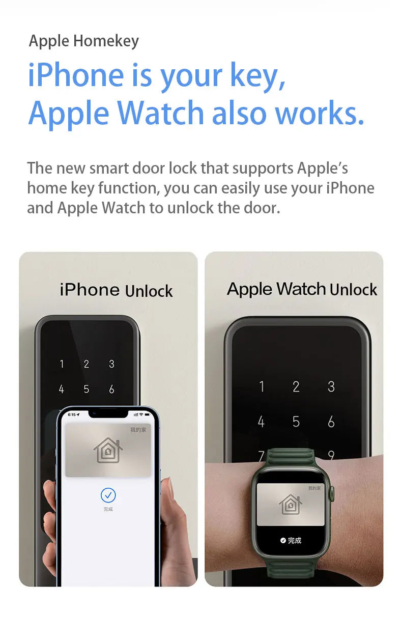 New Aqara Smart Door Lock A100 Pro Zigbee Bluetooth 5.0 NFC Card Lock Bluetooth Smart Fingerprint Unlock Work with Apple Homekit