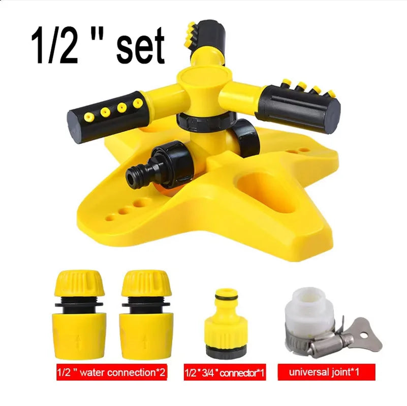 360 Degree Rdotating Automatic Sprinkler For Garden Greening Lawn Spraying Vegetable Garden Watering And Irrigation