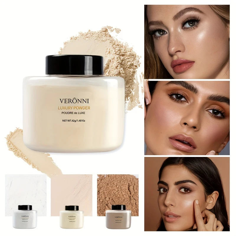 Tidesmit 6 color banana luxury loose powder for oil control and long lasting face makeup foundation
