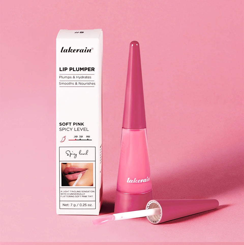 Lip Plumper Oil – Hydrating Volumizing Gloss for Fuller Lips, 6ml Lip Care Tidesmit