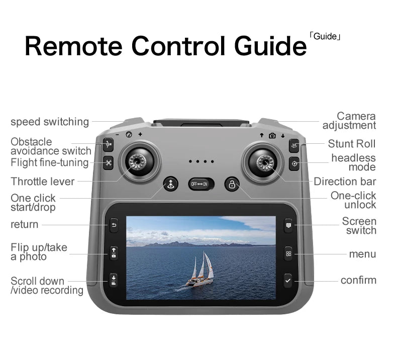 8K GPS Camera Drone with Obstacle Avoidance | Foldable Aerial Pro Tidesmit