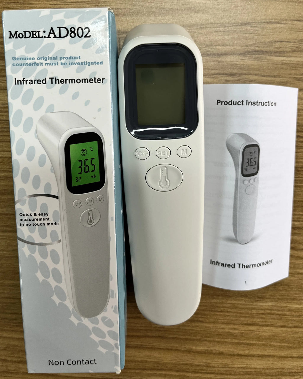 Medical Digital Infrared Forehead Thermometer with LED Display | Accurate Body Temperature Fever Check for Adults and Babies