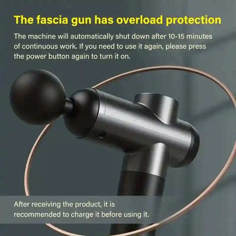 Deep Tissue Percussion Massage Gun for Athletes - EU Stock Fascia Gun Tidesmit