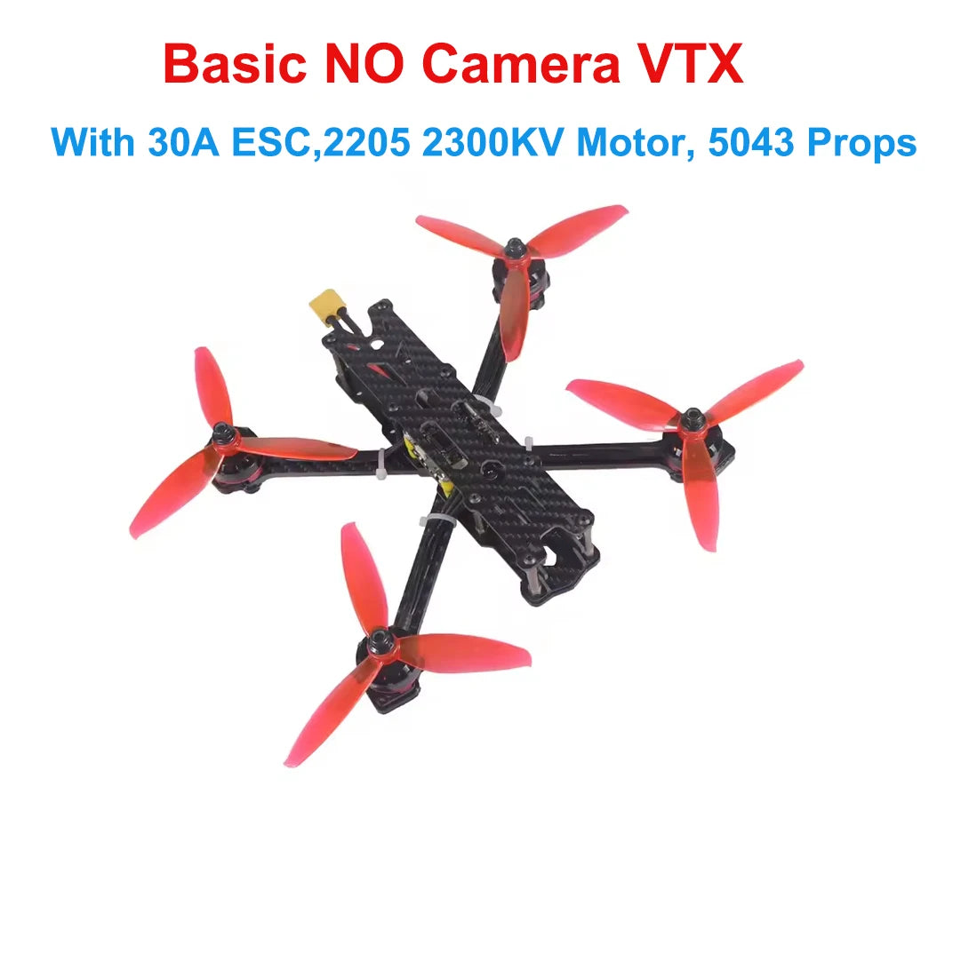 F220 5 Inch FPV Racing Drone 4S Brushless Kit for Precision Flight Basic NO Camera Tidesmit