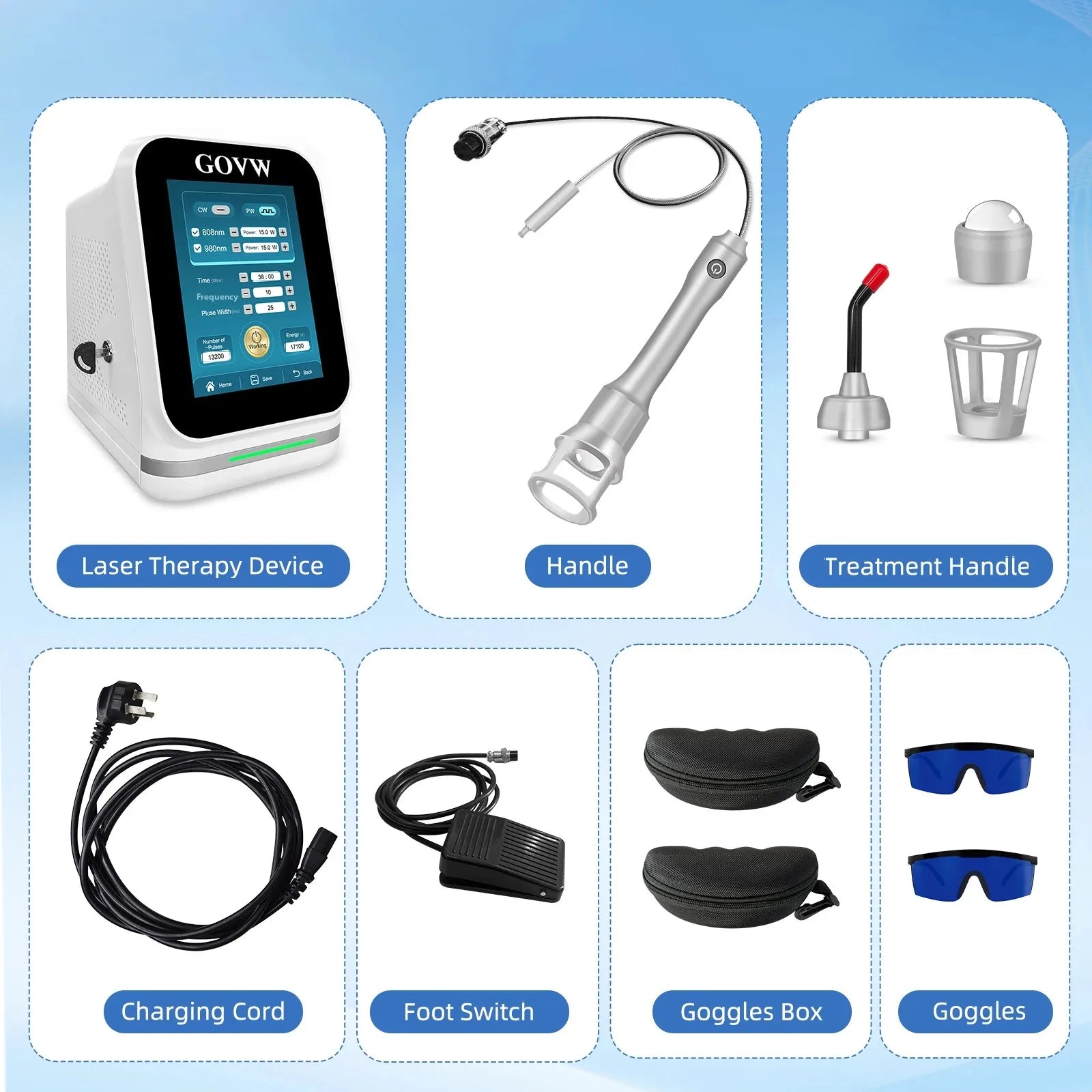 15W Laser Physiotherapy Device for Targeted Pain Relief | Tidesmit Relaxation Treatment Tidesmit