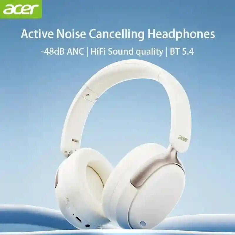 Wireless Noise Cancelling Headphones - Over-Ear Bluetooth Spatial Audio Tidesmit