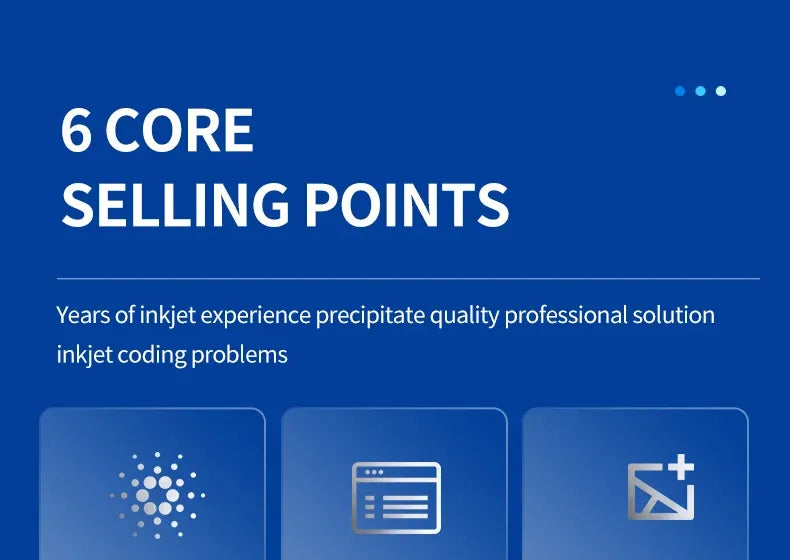 Manufacturer Direct Sales High-speed Touch Screen 6-line Small Character Inkjet Printer QR Code Production Date Barcode Printer