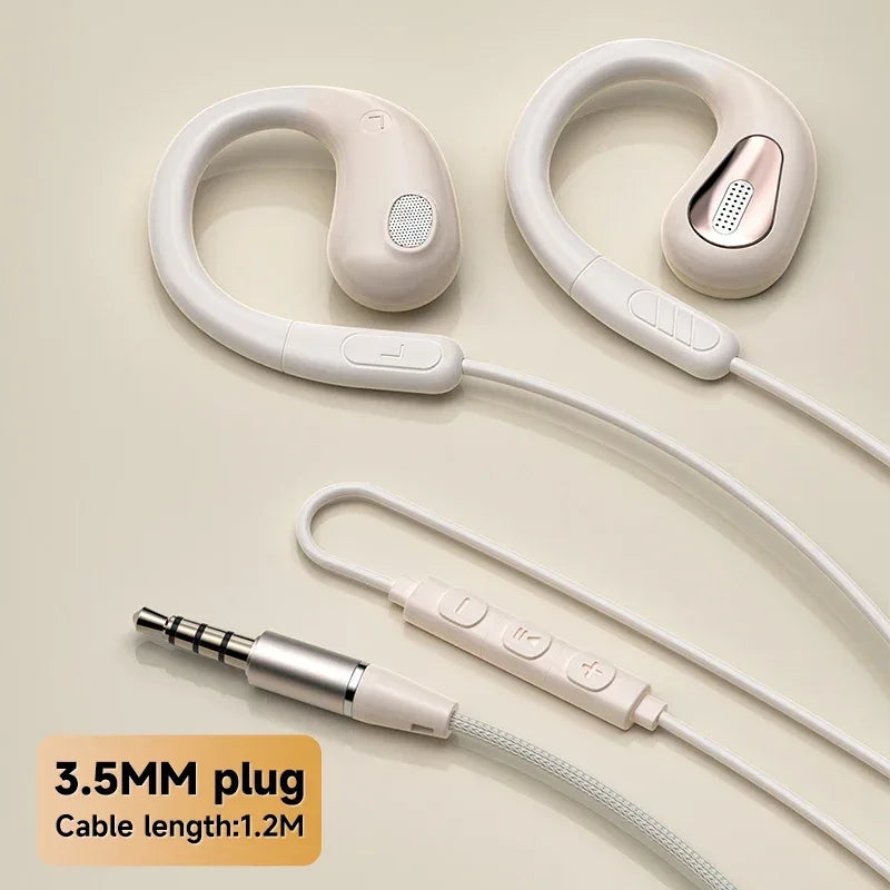 Tidesmit Open Ear Gaming Headset | Wired ENC Mic | 3.5mm & Type-C Options 3.5mm skin color Tidesmit