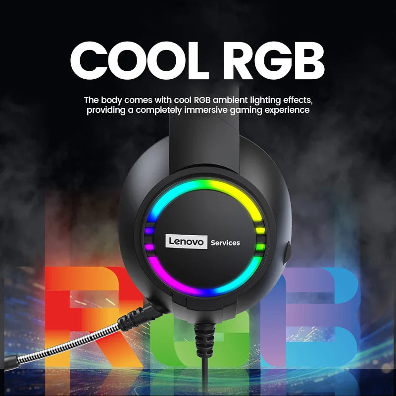 Wired Gaming Headset with 7.1 Surround Sound and RGB Lighting - E08 USB Tidesmit