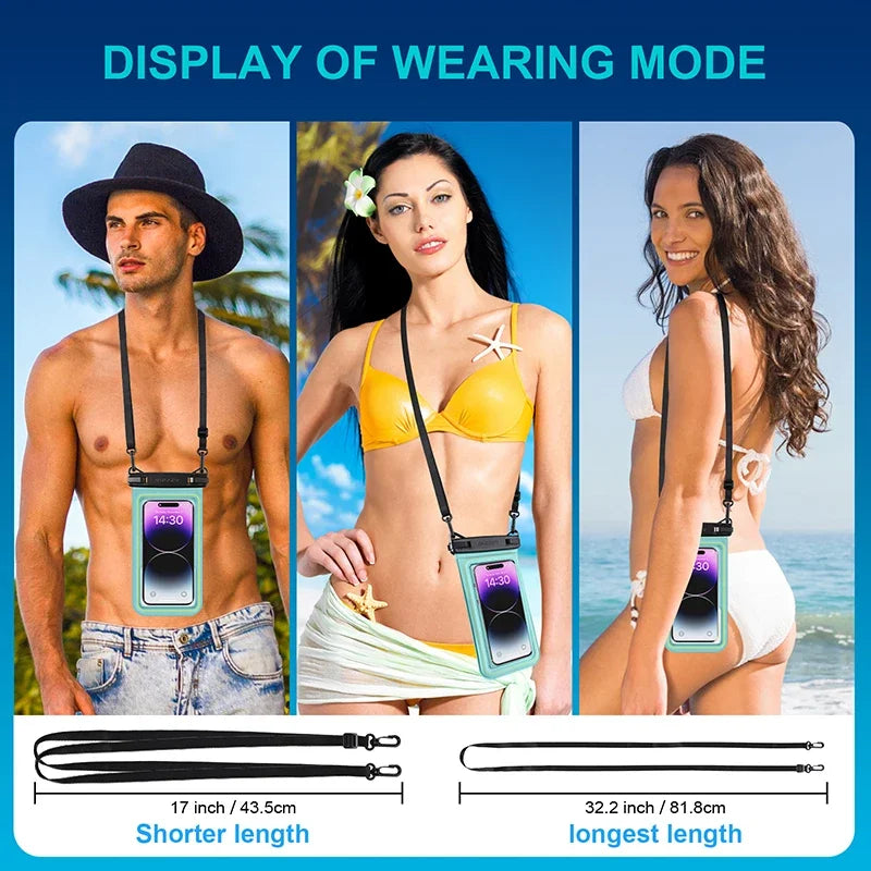 Waterproof Phone Pouch | Universal Crossbody Bag for Secure Travel Tidesmit