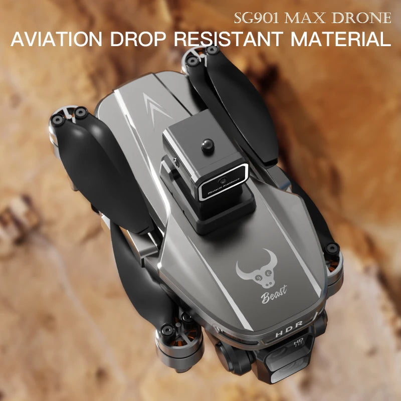 4K GPS Drone with HD Camera - Foldable Obstacle Avoidance Tech Tidesmit