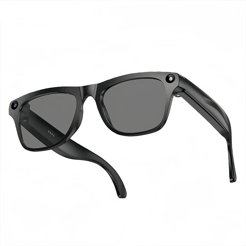 AI Smart Glasses with Camera & Translator - Black Frames by Tidesmit Black Tidesmit