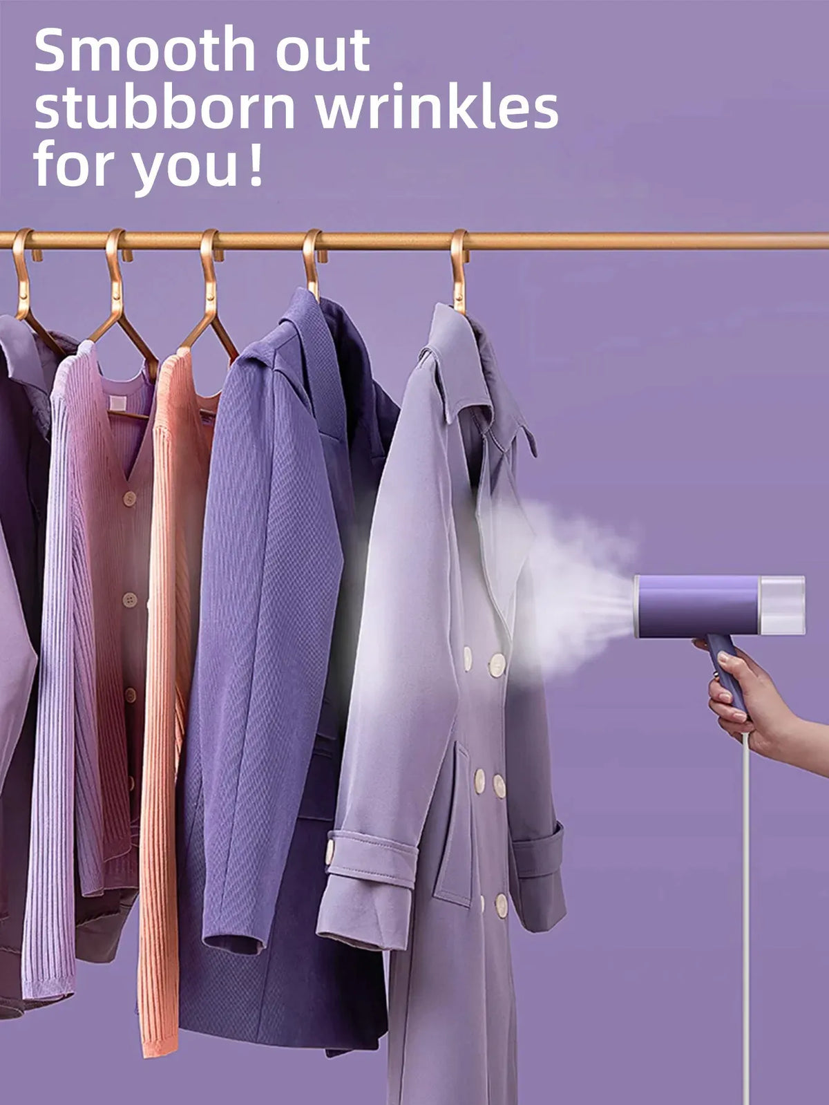 OBOVAY Handheld Garment Steamer 800W Foldable