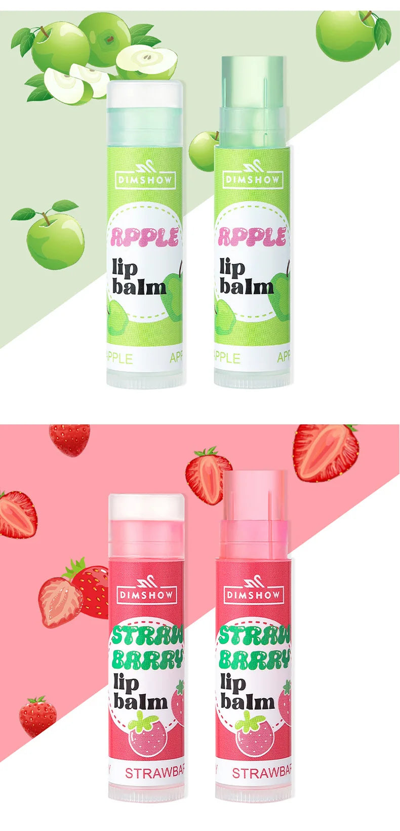 Fruit Moisturizing Lip Mask Set - Nourishing Lip Treatment for Dry Lips Lip Care Tidesmit