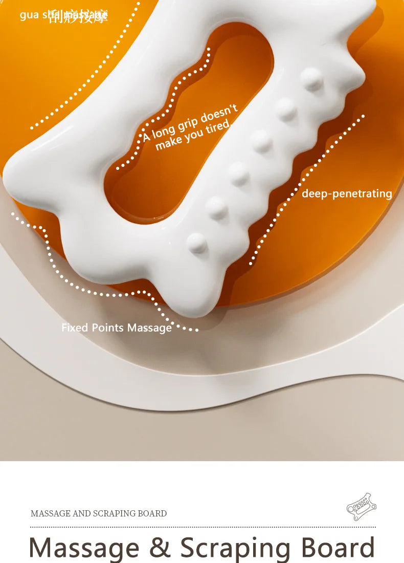 Gua Sha Body Massage Tool - Static Free Resin for Muscle Recovery Body Shaping Massage Equipment Tidesmit