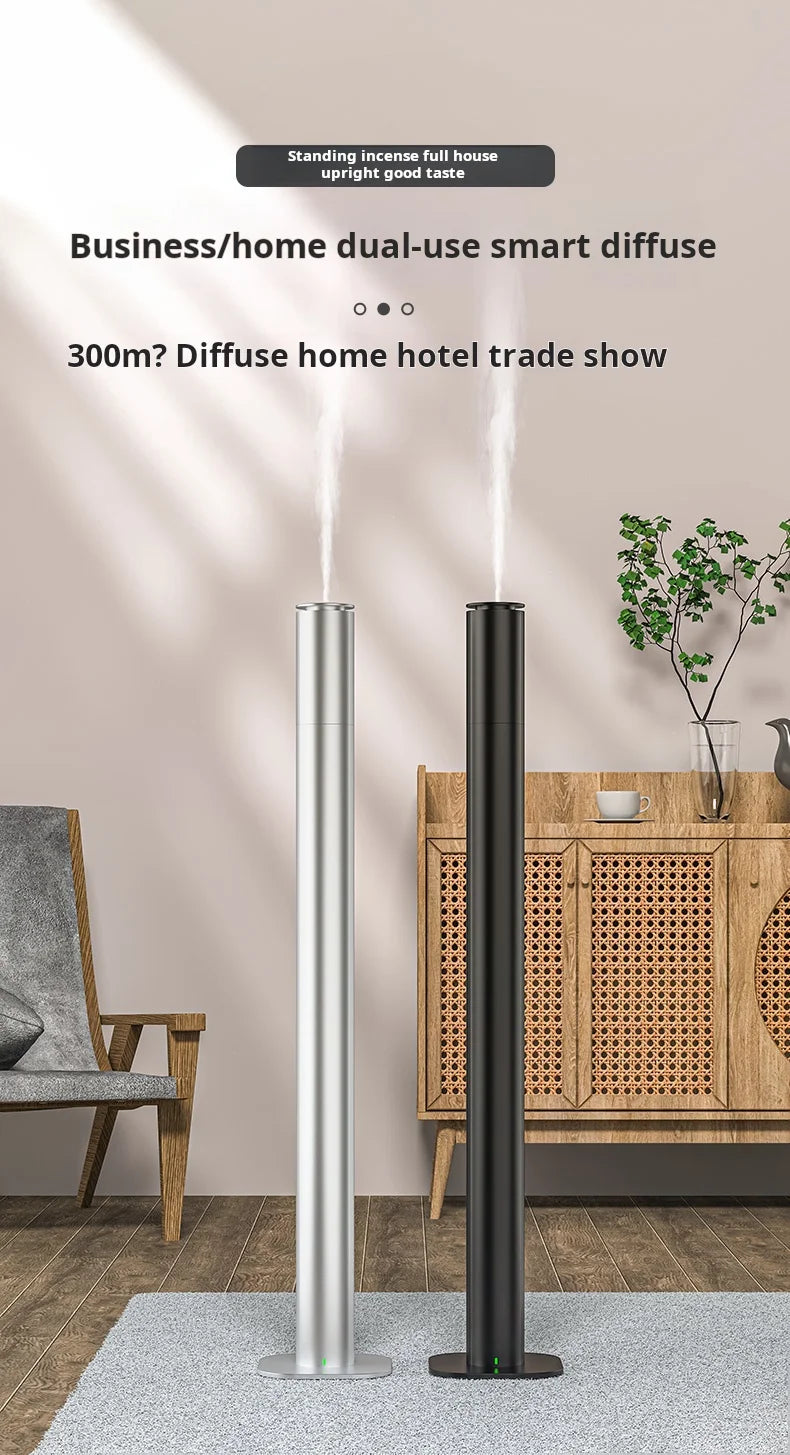 Wireless Electric Hotel Collection Tower Scent Diffuser Waterless Air Aroma Nebulizer for Home Essential Oil Room Scent