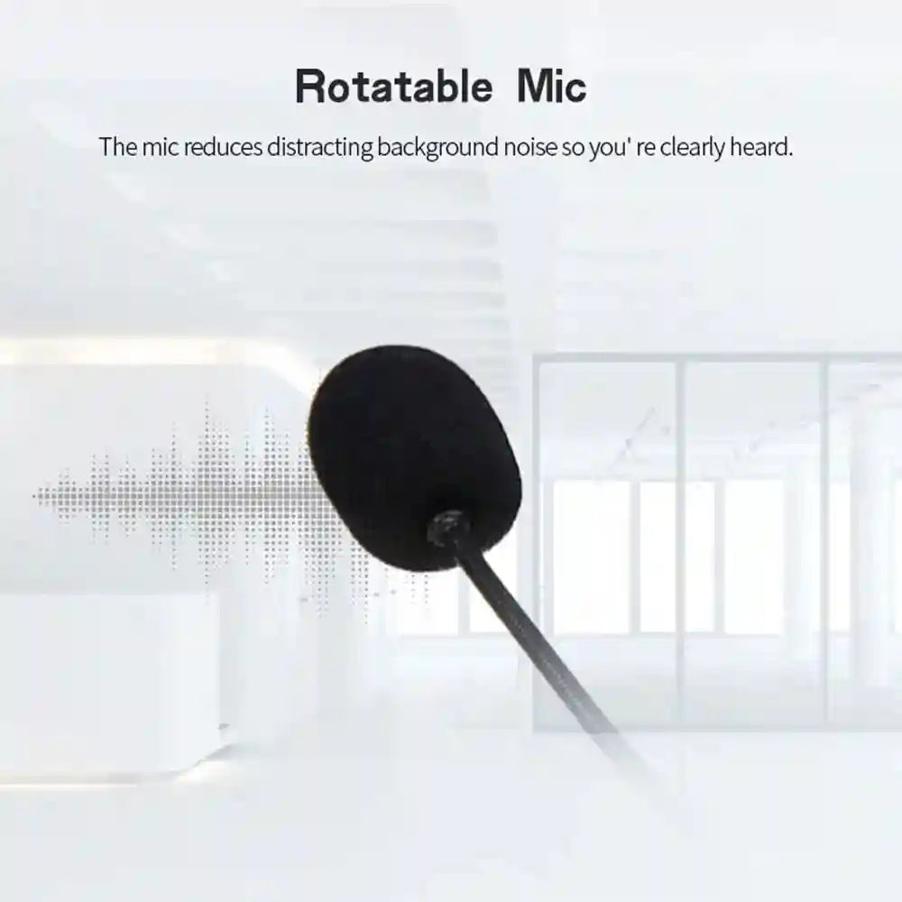 Computer Headset with Noise Cancelling Mic - USB & 3.5mm Options Tidesmit