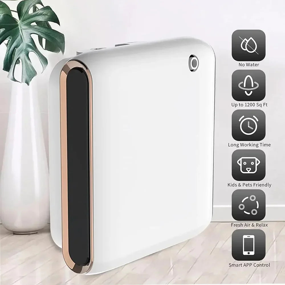 Waterless Essential Oils Diffuser Bluetooth Smell Distributor Smart Scent Air Machine Electric Smell for Home Freshener Device