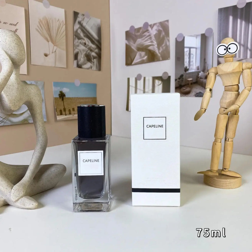 Capeline unisex oriental woody perfume, 75ml sleek rectangular bottle, floral grapefruit scent for men and women.