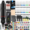 Professional Wireless Tattoo Machine Kit for PMU and Microblading Permanent Makeup Machines 14 Ink Pen Kit 1 Tidesmit