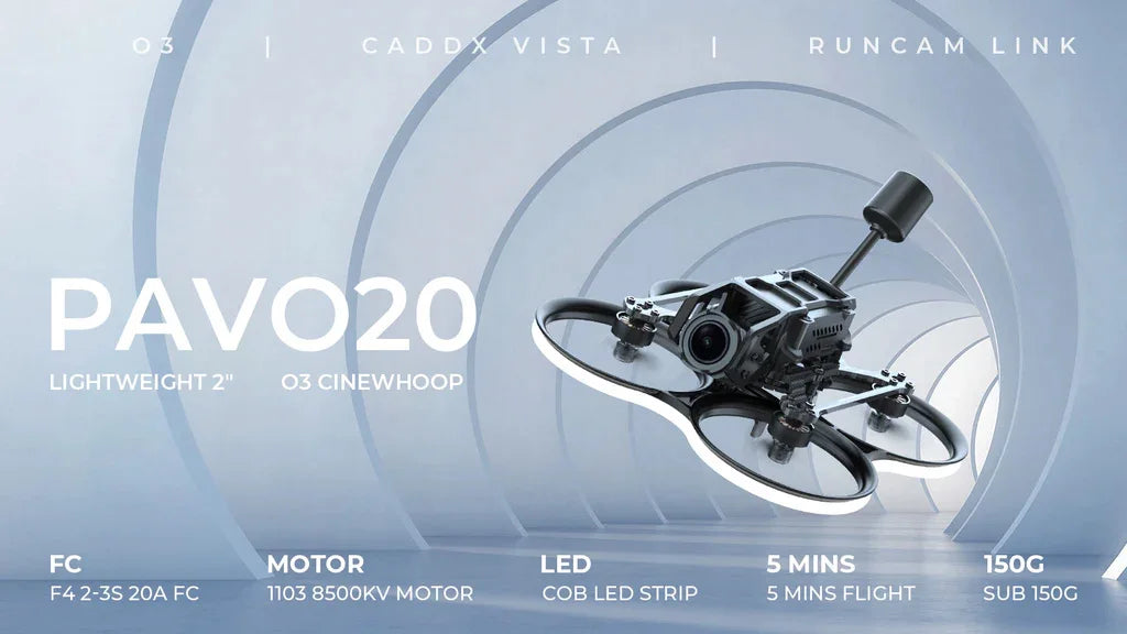 BETAFPV Pavo20 Brushless Whoop Drone | ELRS 2.4G FPV Quadcopter Tidesmit