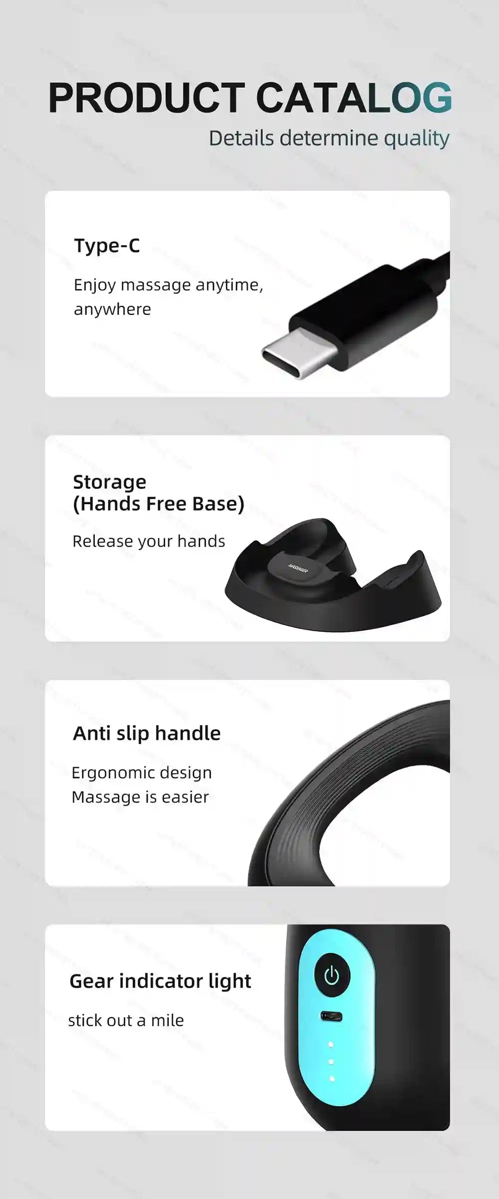 Electric Massage Roller for Deep Tissue Muscle Recovery | Tidesmit Massage Roller Tidesmit