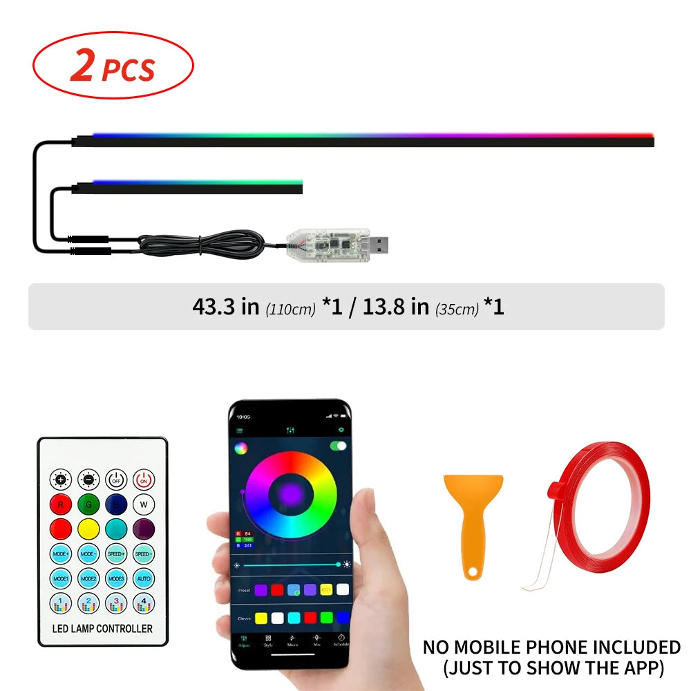 Tidesmit LED Ring Light for Content Creation, Adjustable Color & Tripod 110cm 35cm Tidesmit