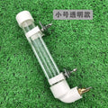 Large clear automatic water dispenser for parrots and birds, featuring a leak-proof needle feeder for easy hydration.