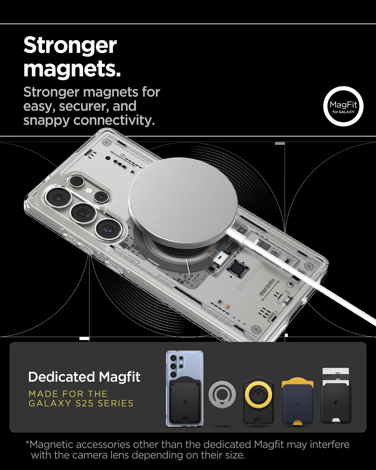 Galaxy S25 Ultra Magnetic Case - Slim Shockproof Cover Neo One Tidesmit