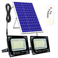 500W 6000mAh Solar Flood Lights Dual Lights, Remote Control Powered Spotlight Outdoor Garden Waterproof IP65 Villa Street Lamp