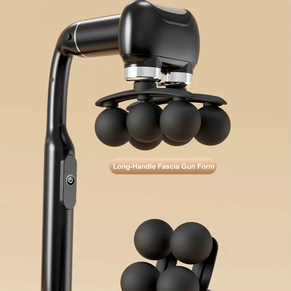 Deep Tissue Massage Gun: Rechargeable Percussive Muscle Recovery Tool Fascia Gun Tidesmit