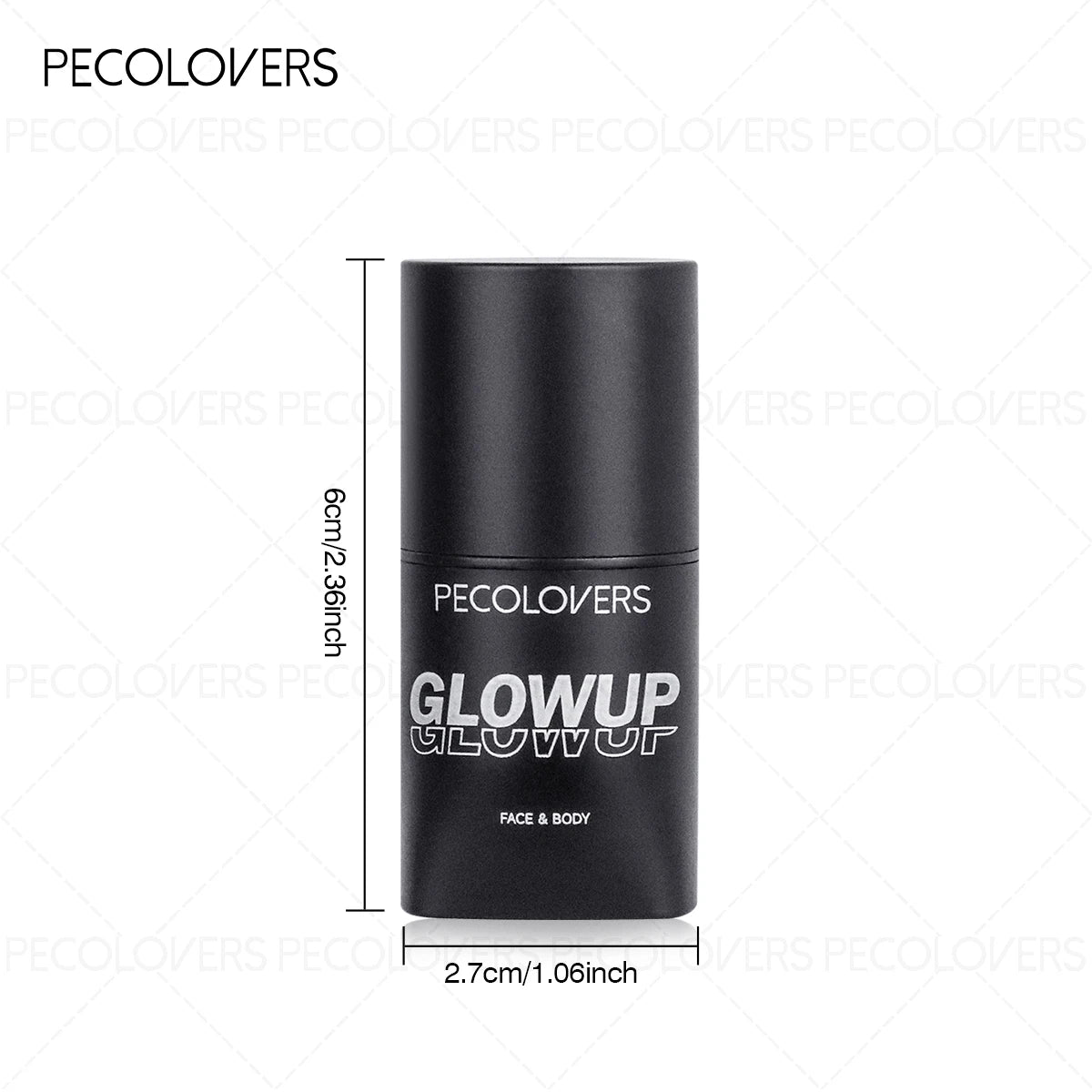 Tidesmit pearlescent matte facial highlighter shade swatch for glowing face and body makeup at festivals