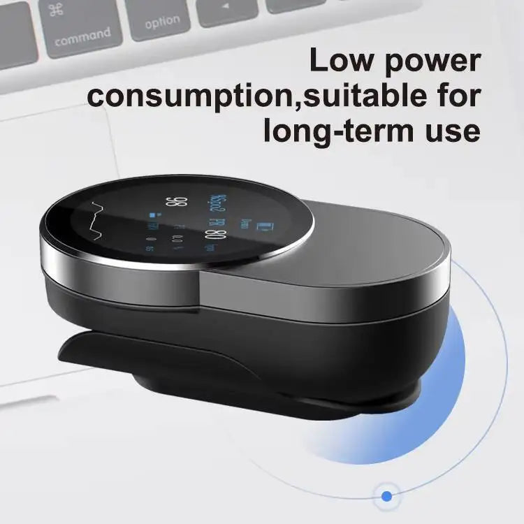 JYoucare rechargeable Bluetooth Fingertip Pulse Oximeter Accurate spo2 PR PI HRV Led Screen finger oximeters Oxygen Saturation