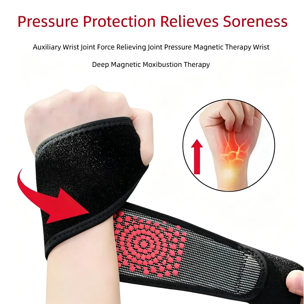Adjustable Breathable Wrist Brace Warm Sports Wrist Support Wrap Pain Relief Wrist Guard for Men Women Daily Fitness Workout