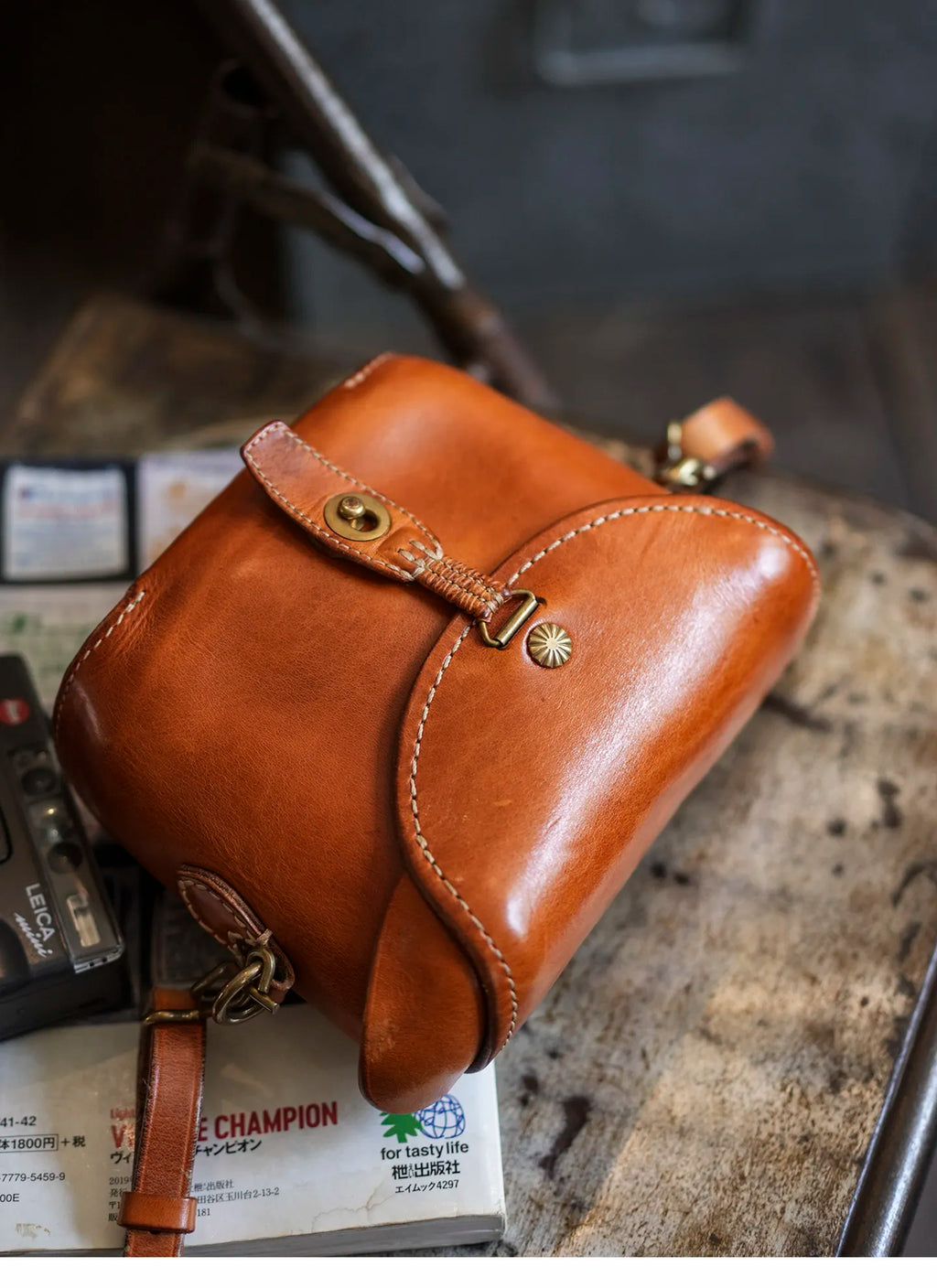 casual high quality genuine leather men's small crossbody bag fashion designer handmade first layer cowhide shoulder bag