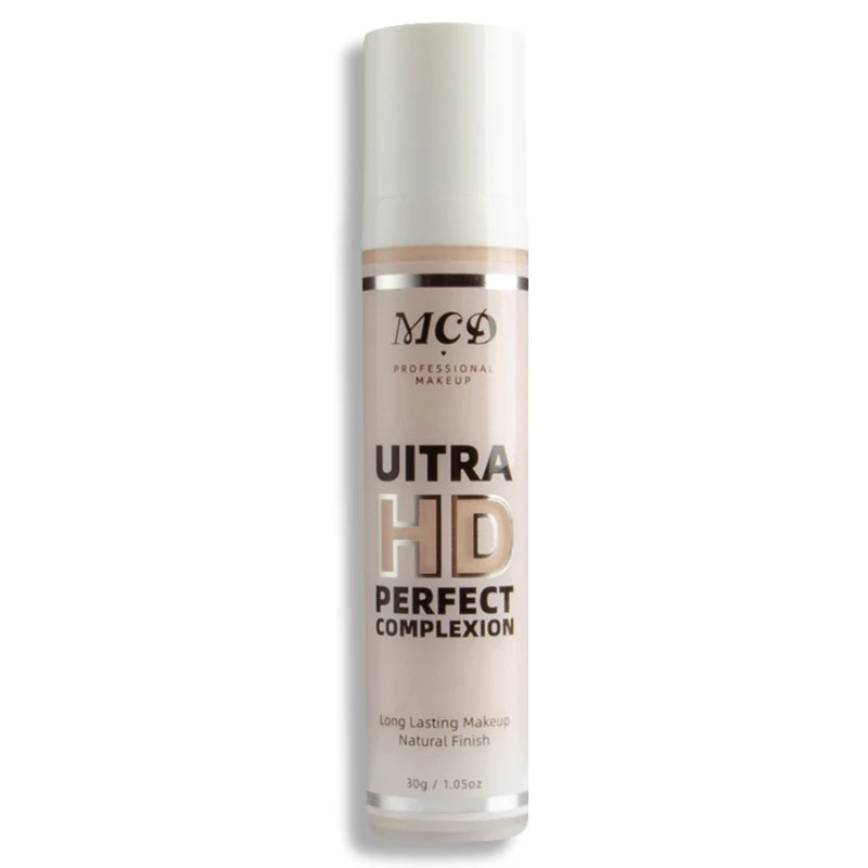 Tidesmit liquid foundation texture close-up showing matte oil-control waterproof concealer for flawless face makeup