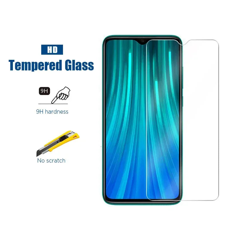 Redmi Note Series Tempered Glass Screen Protector - 9H Hardness 2-Pack Tidesmit