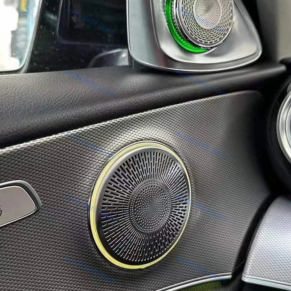 Mercedes Benz LED Speaker Cover Ambient Light - 64 Color Interior Trim Tidesmit