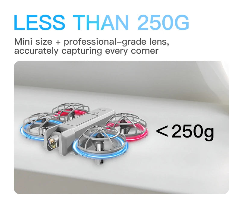 Mini RC Camera Drone with HD Lens & 3D Stunt Flight Modes Tidesmit