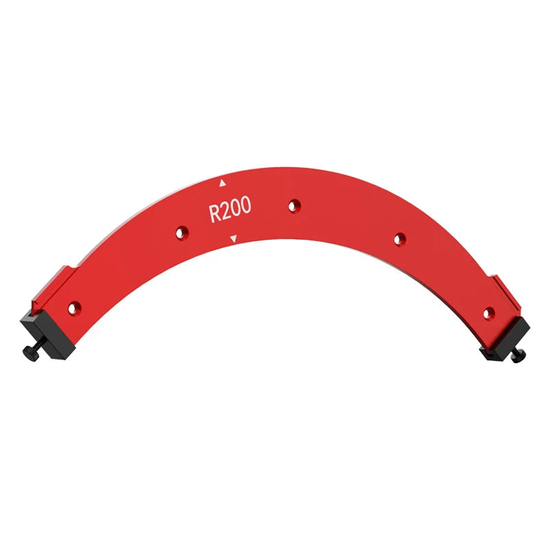 R100-R300 Radius Jig Woodworking Router Templates Arc Angle Positioning Template Corner Radius Reusable Positioning Tool