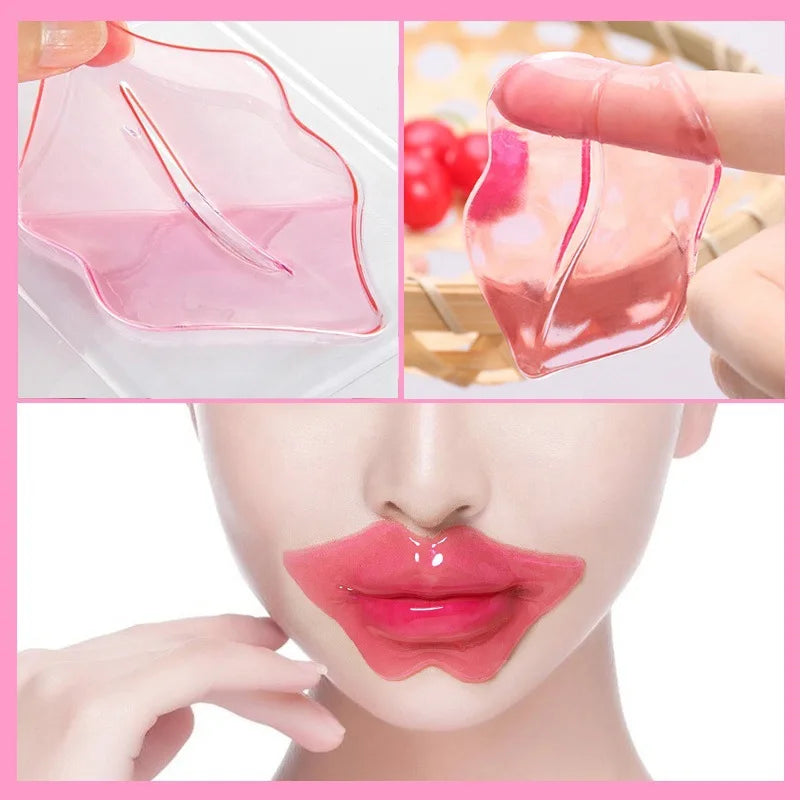 Crystal Collagen Lip Mask - 30 Pack Intensive Moisturizing Lip Treatment Lip Care Tidesmit