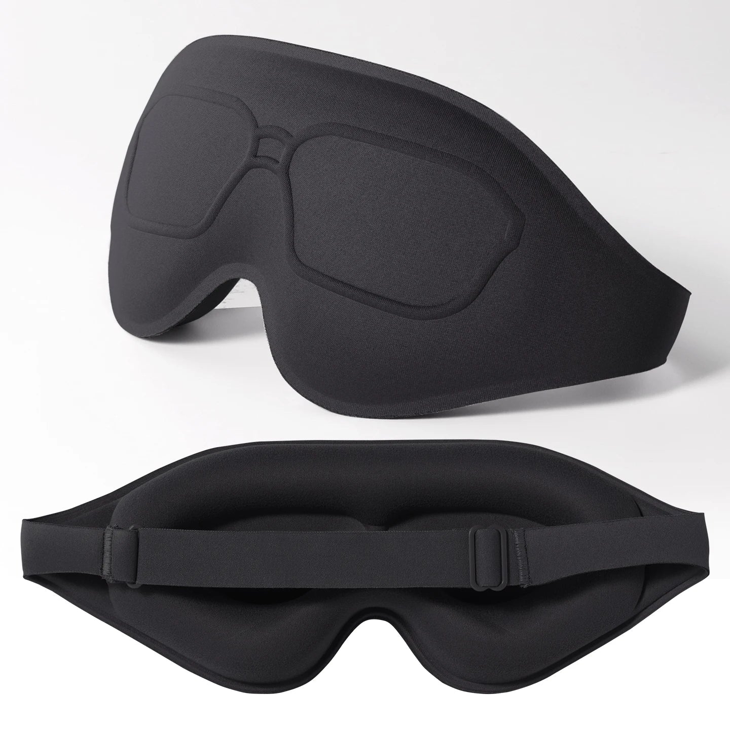 3D Sleeping Eye Mask Shading Breathable Eye Cover Natural Sleeping Eye Mask Memory Foam Block Night Mask Blindfold for Sleep