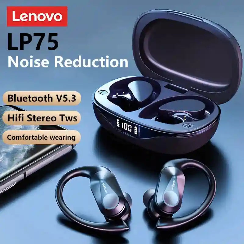 Wireless Bluetooth Sports Earbuds - Waterproof Ear Hook Design Tidesmit
