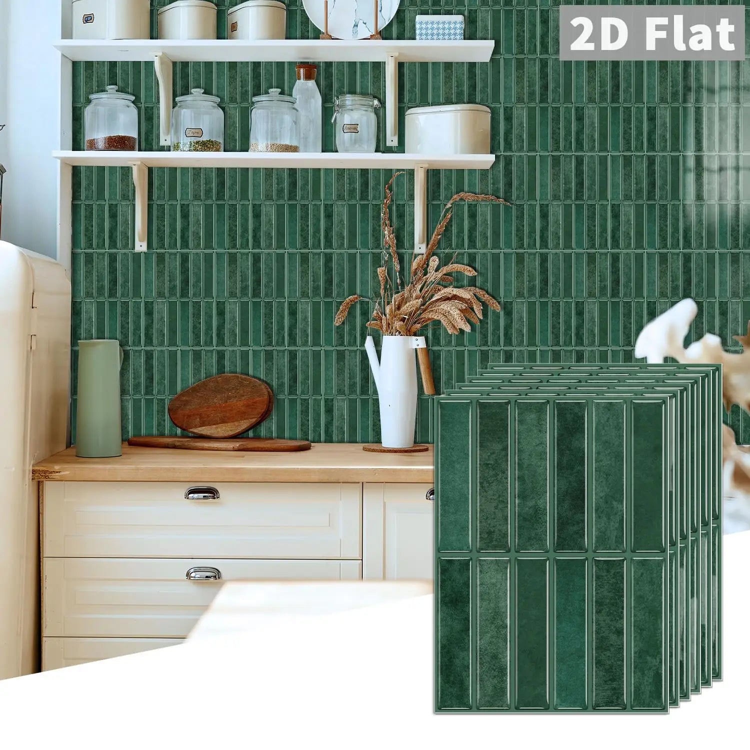 Self-adhesive tile decals, peel-and-stick tile stickers, splash-proof wall decor for kitchens and bathrooms, bedroom decor
