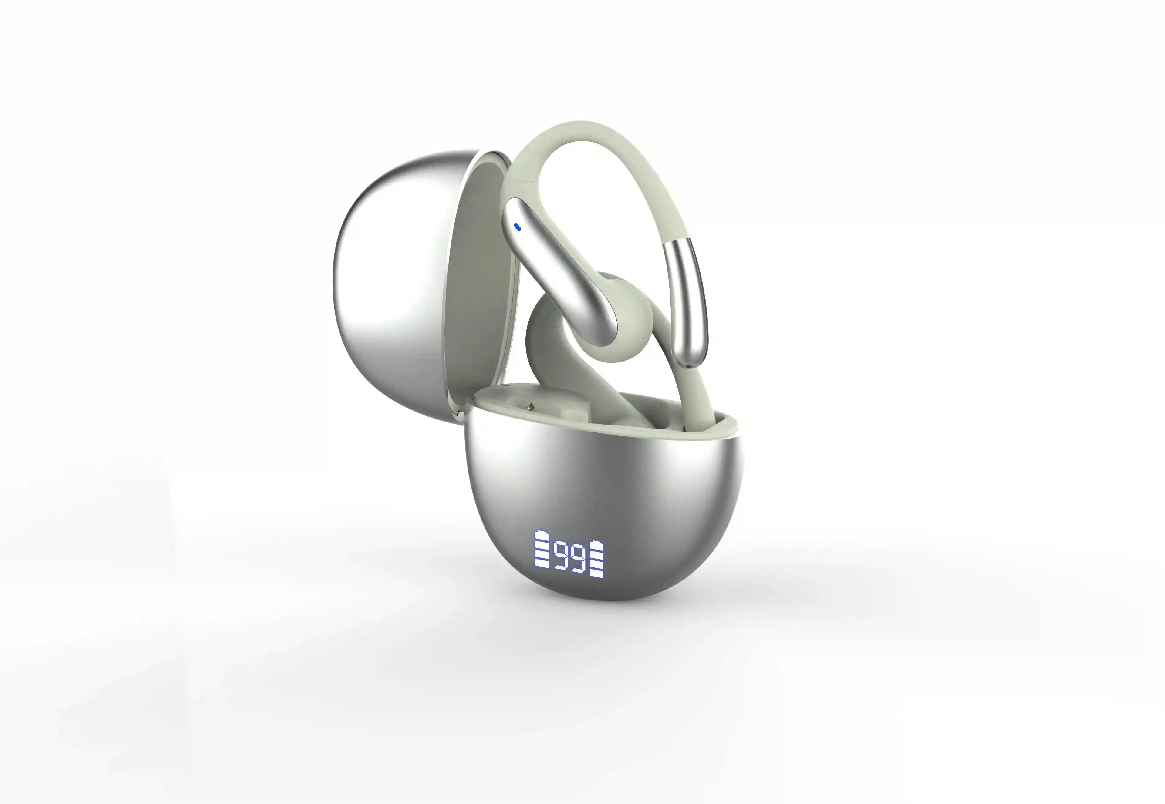 Wireless Over-Ear Headphones with Active Noise Cancellation - Gray/Black/Purple GRAY Tidesmit