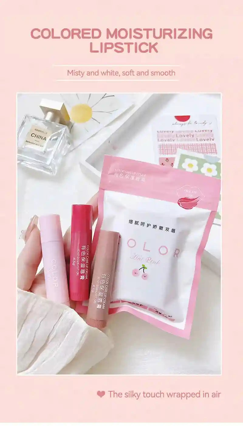 Moisturizing Tinted Lip Balm | Hydrating Lip Treatment | Tidesmit Lip Care Tidesmit