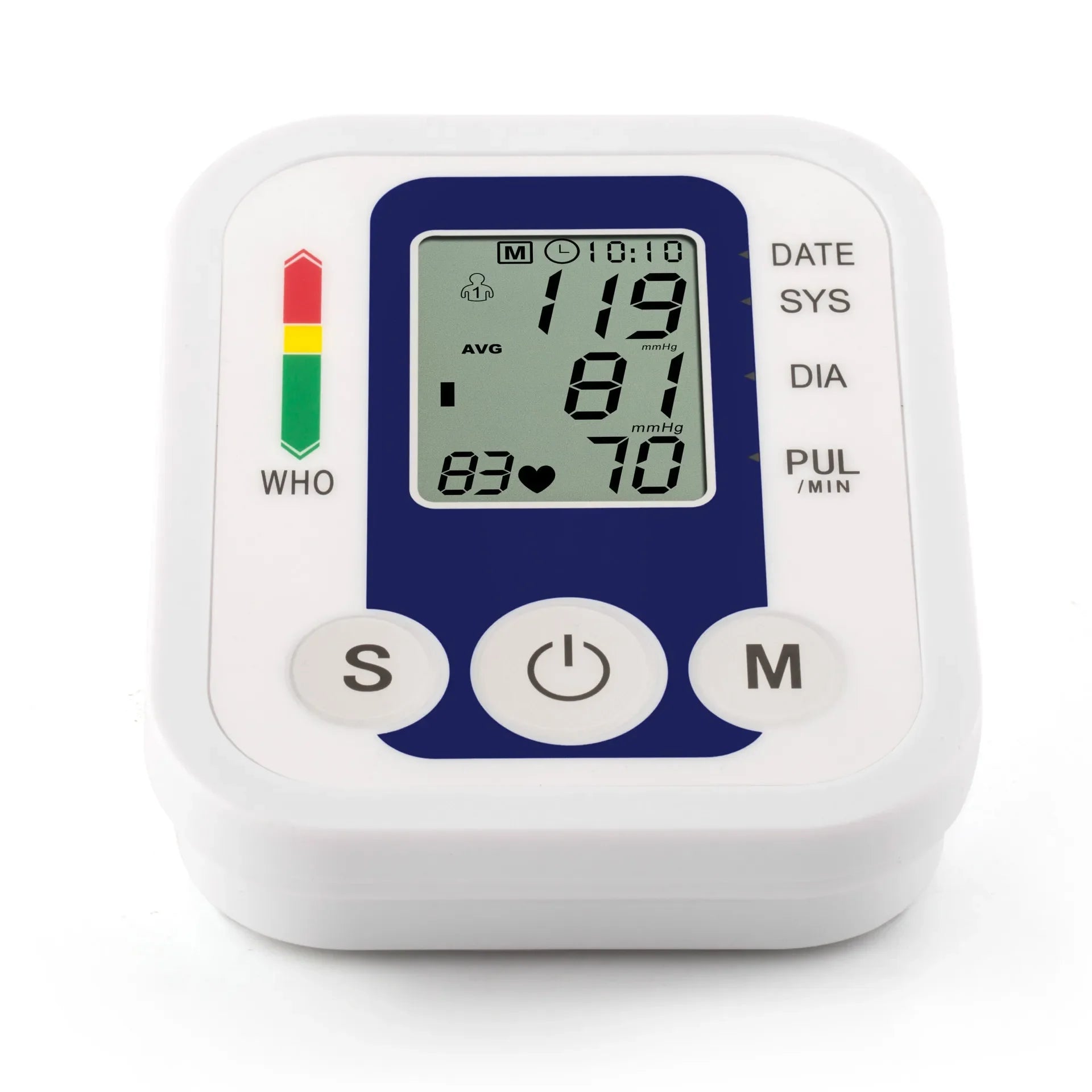 English Voice Automatic Tonometer Arm Blood Pressure Monitor Pressure Sensor Monitor Equipment Digital Tensiometer LED Display